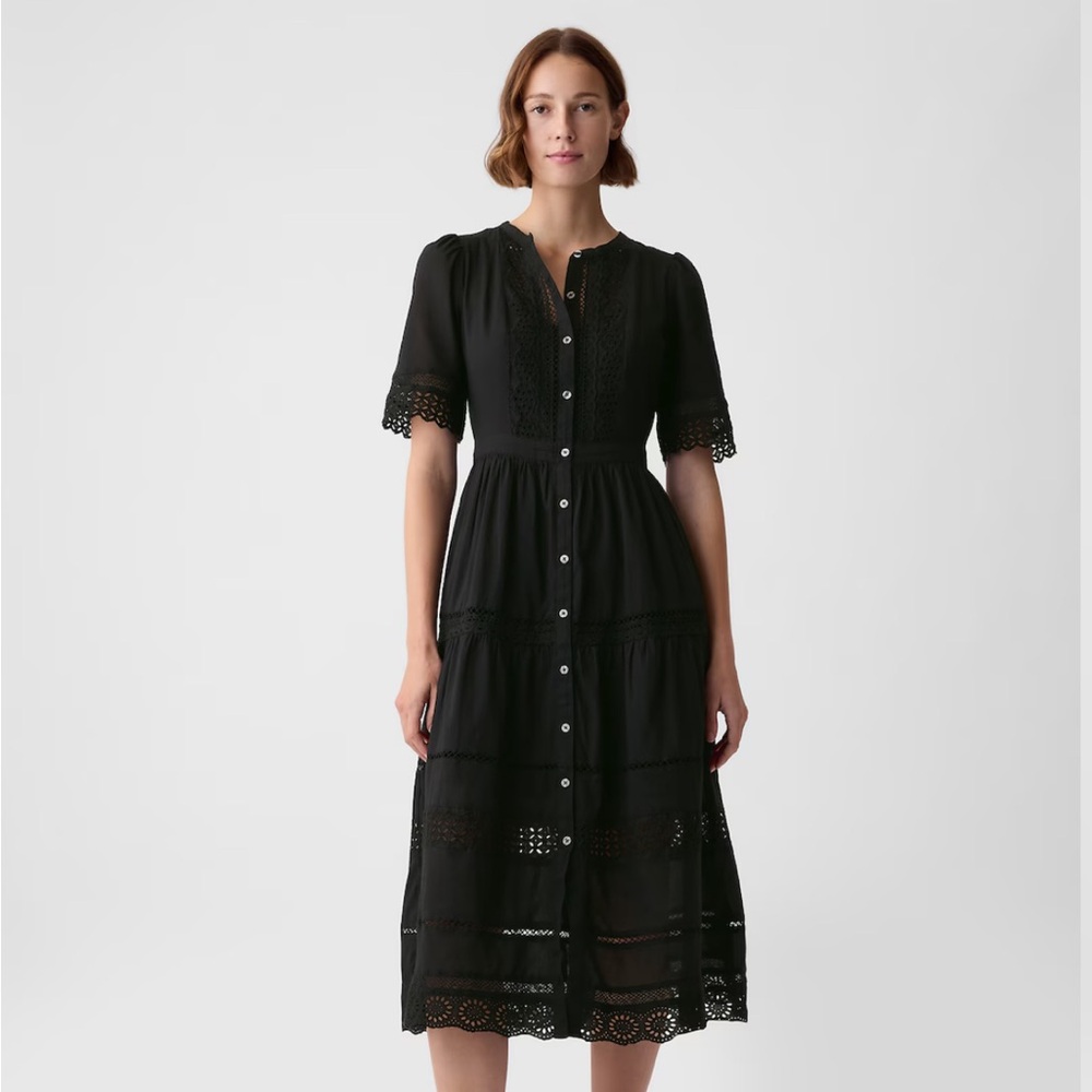 GAP Midi length black dress